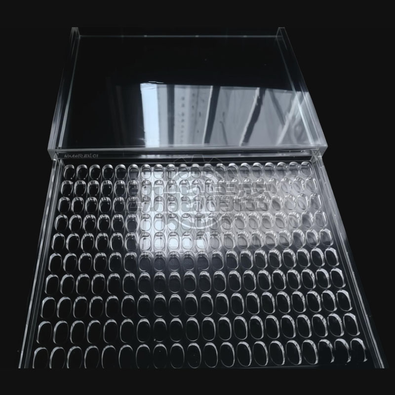 Acrylic inspection tray
