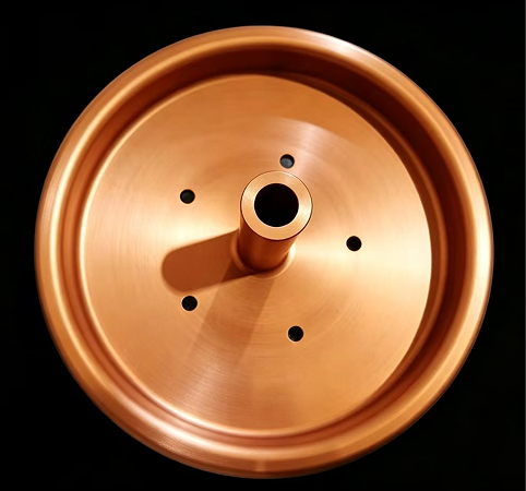 Processing of orange anodized aluminum components